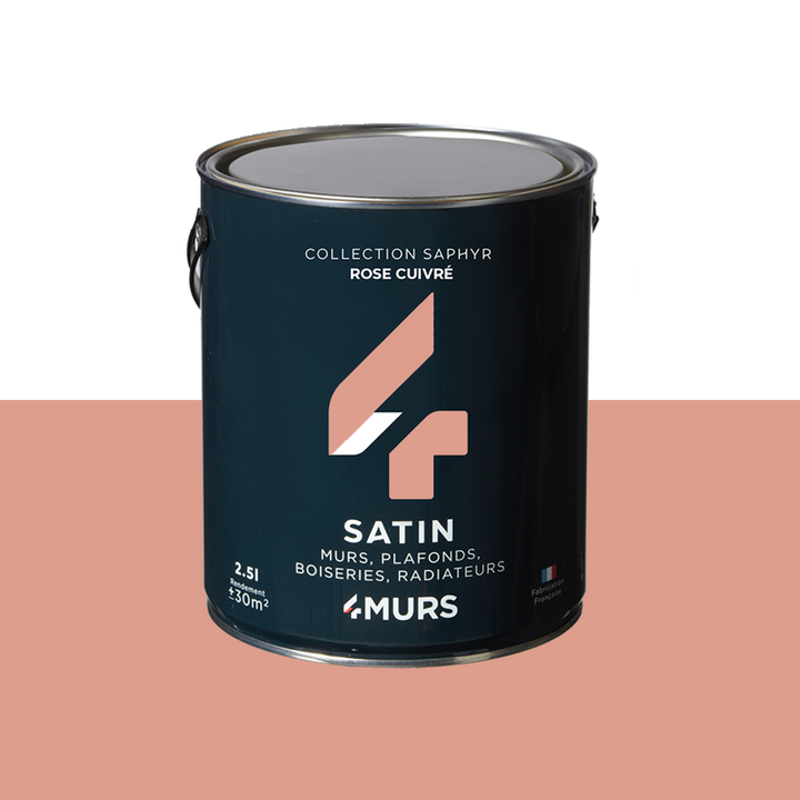SAPHYR Peinture Saphyr Rose cuivré Satiné 2,5L