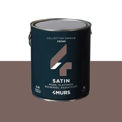 SAPHYR Peinture Saphyr Cacao Satiné 2,5L