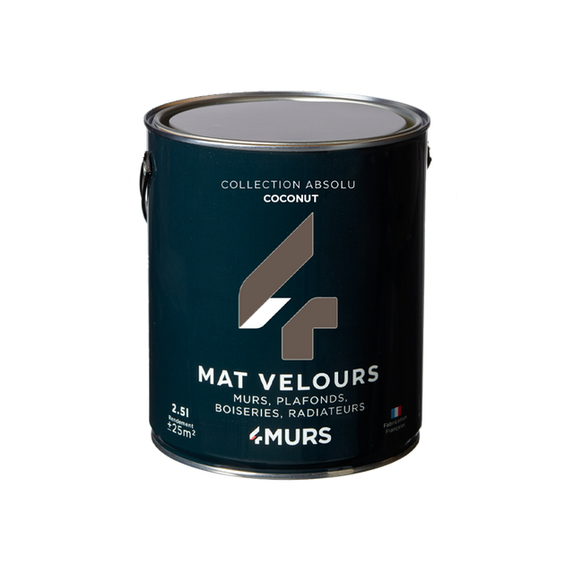 Absolu Peinture Peinture coconut Mat 2,5 L