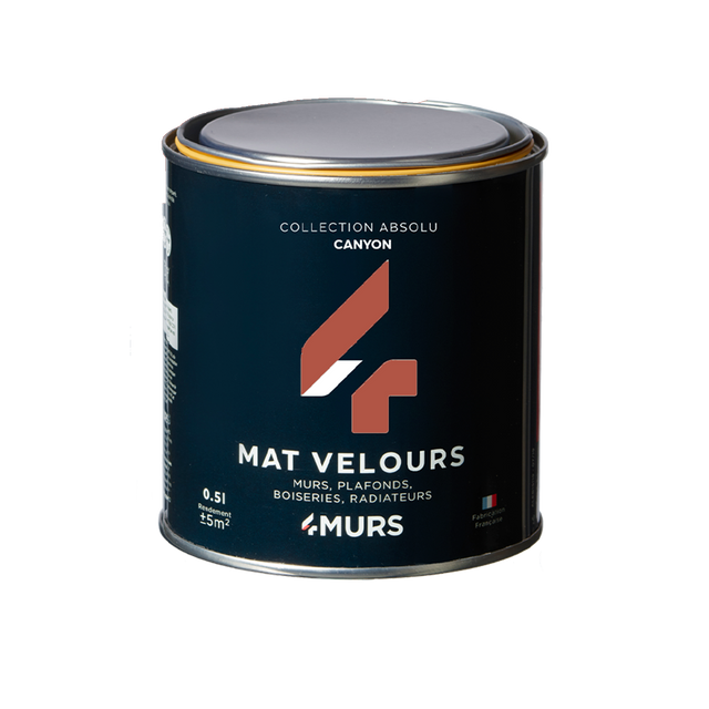 Absolu Peinture Peinture canyon Mat 0,5 L