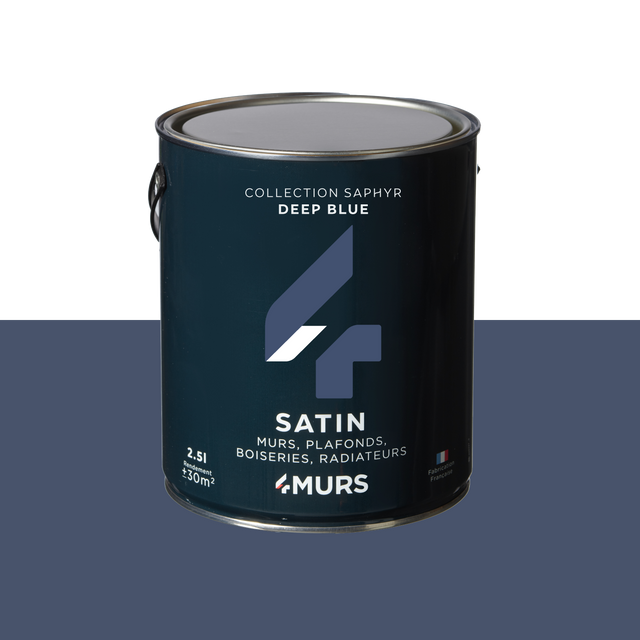 Saphyr Peinture Peinture deep blue Satiné 2,5 L