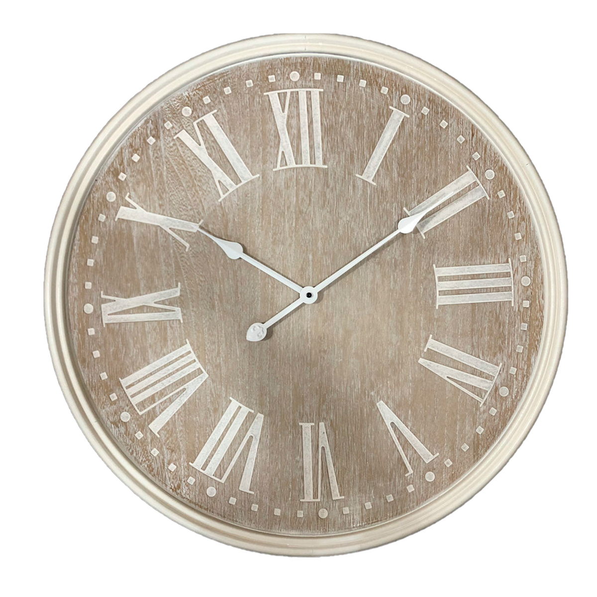 4MURS Horloge en bois Charmille Brun