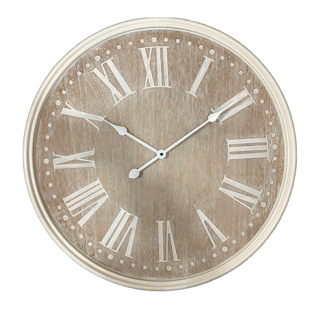 4MURS Horloge en bois CHARMILLE coloris brun