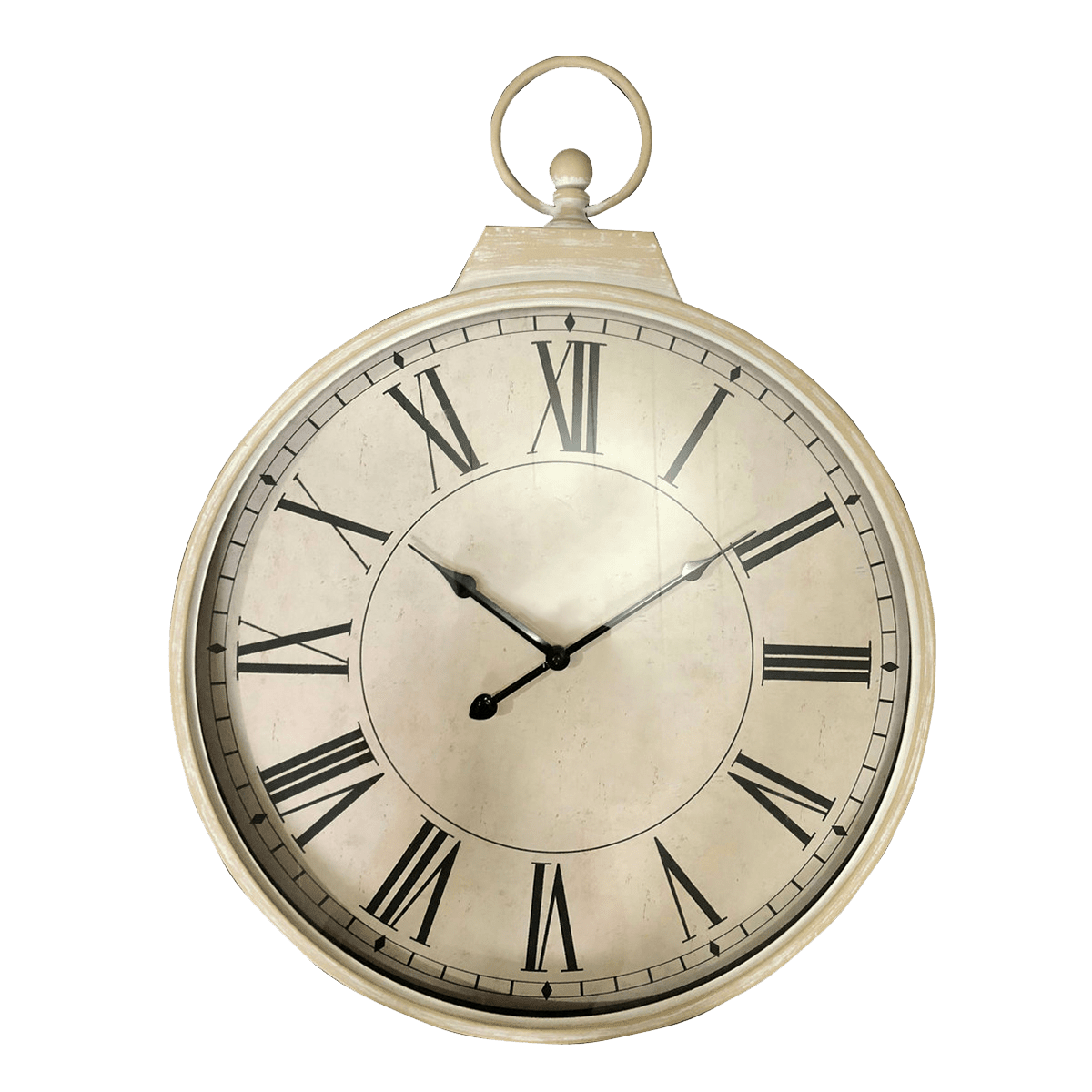 4MURS Horloge à gousset Gladys Blanc cassé