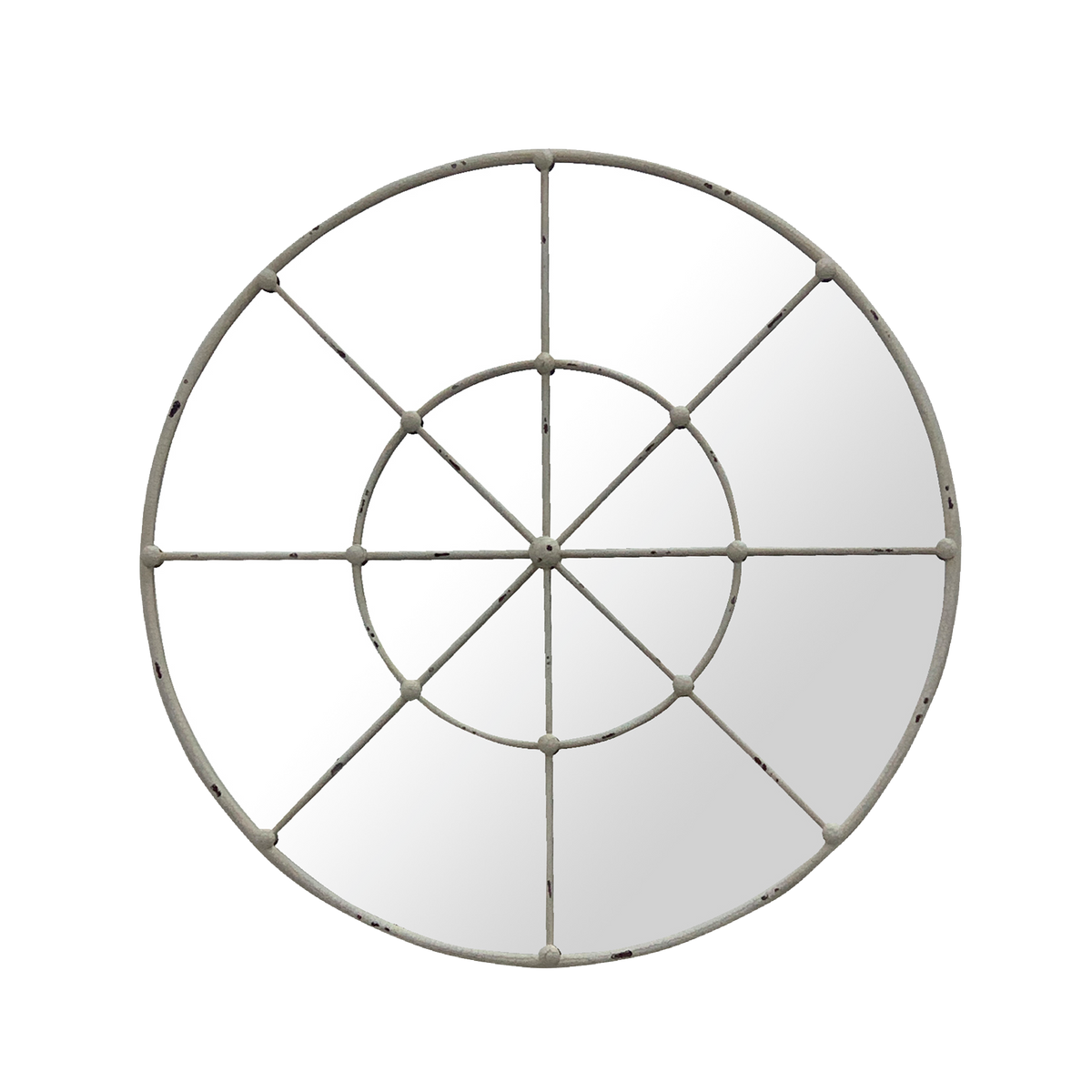 4MURS Miroir en métal Victor Blanc