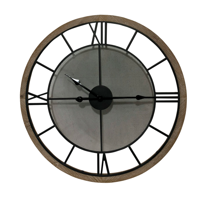 4MURS Horloge en métal COURCHEVEL coloris brun et noir