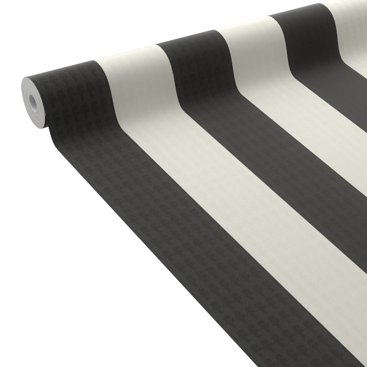 KARL LAGERFELD Papier peint intissé Karl lagerfeld stripes Noir