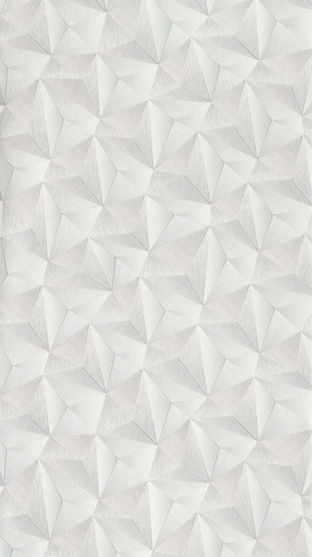 Papier peint intissé ZENITH coloris blanc perlé