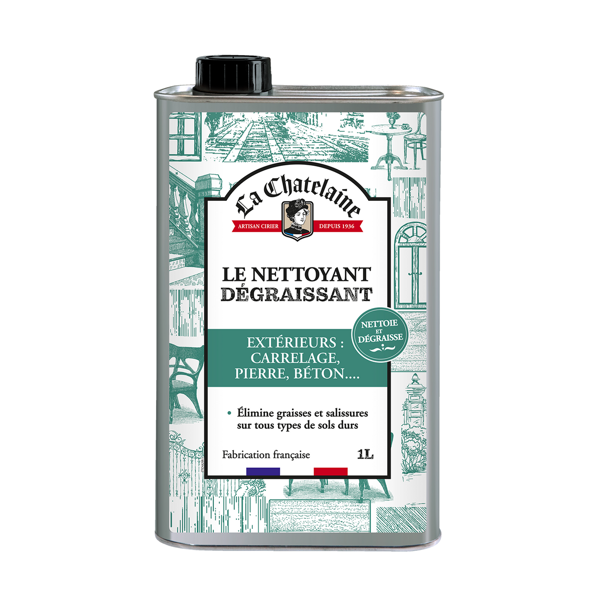 LA CHÂTELAINE Produit d'entretien Nettoyant degraissant Vert 1L