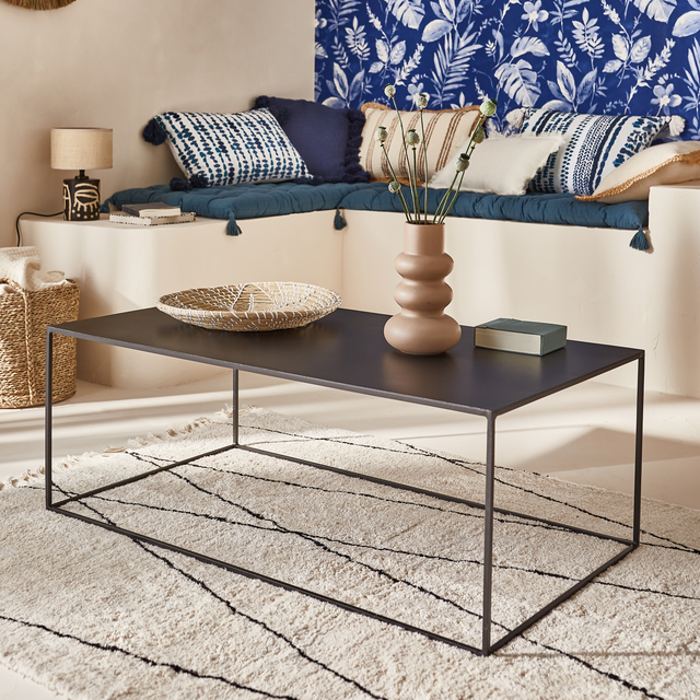 Zago Table basse OTIS coloris noir 110 x 60 cm