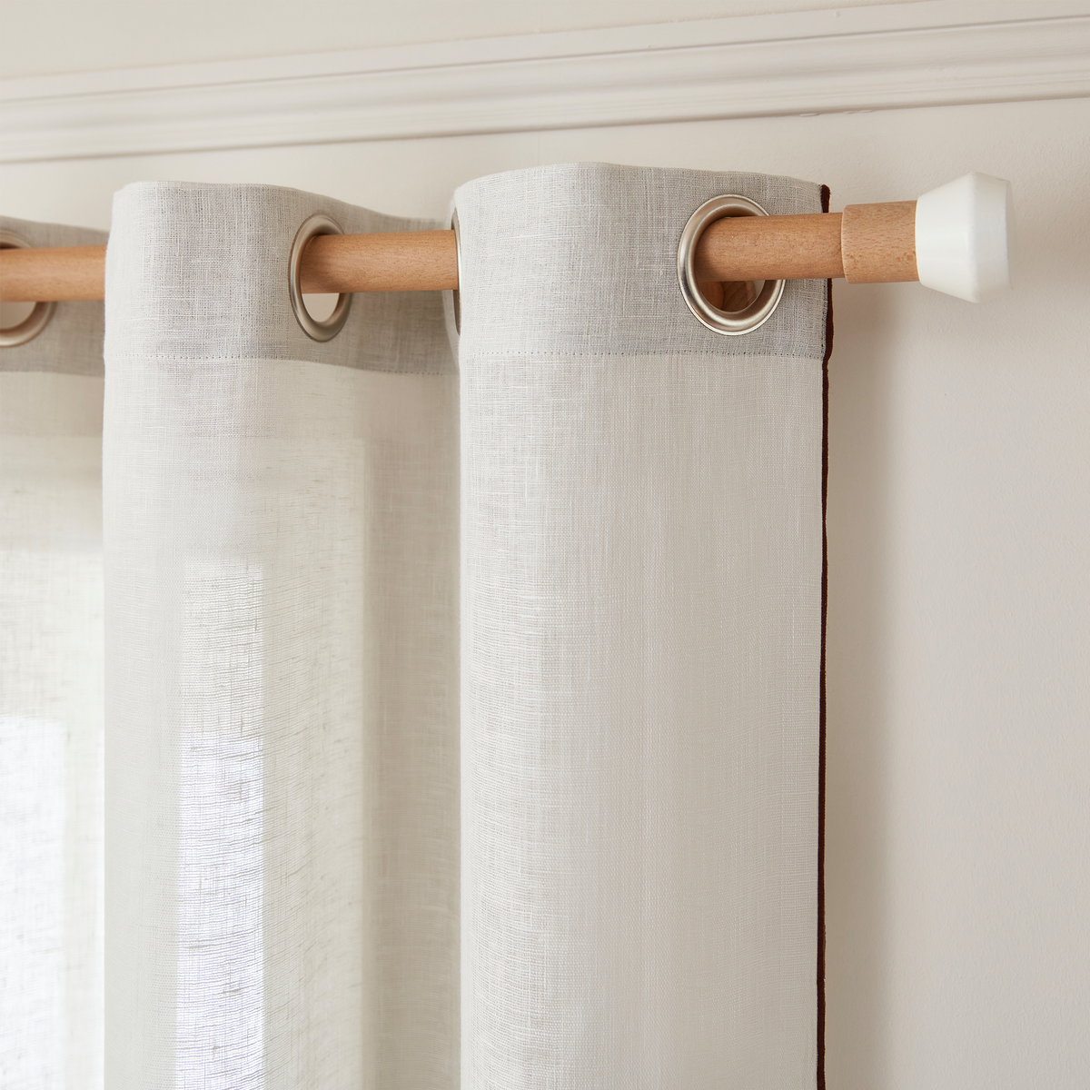 Voilage Lin Ecci Terracotta