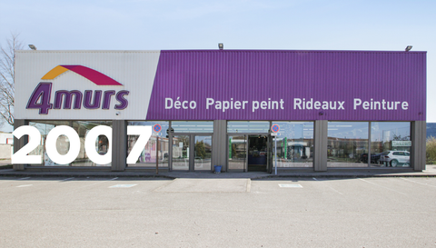 Devanture d'un magasin 4MURS en 2007