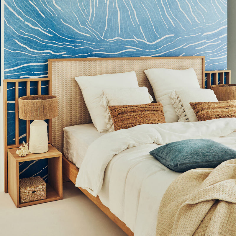 Déco chambre bord de mer matières naturelles