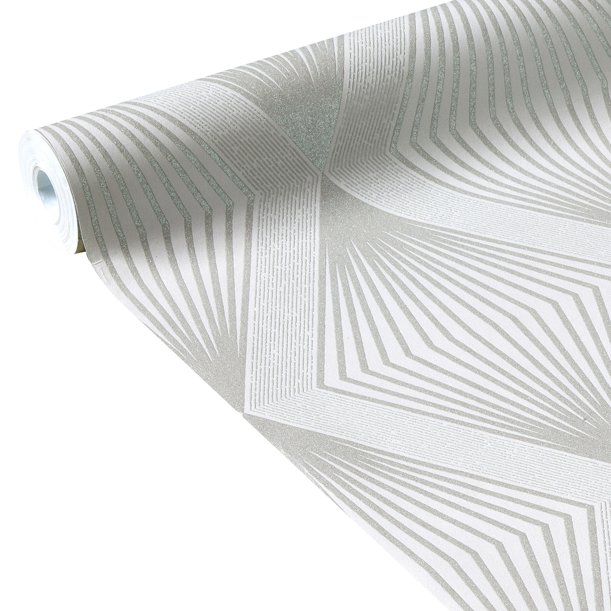 Papier peint intissé Luxury Gris perle