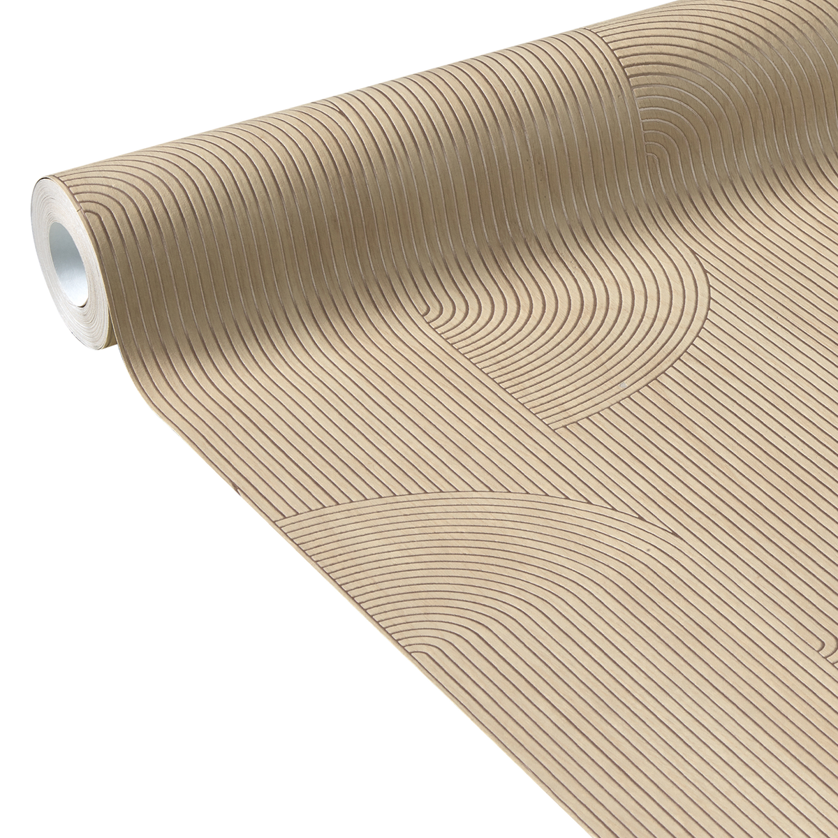 Papier peint intissé Stanislas Marron glacé