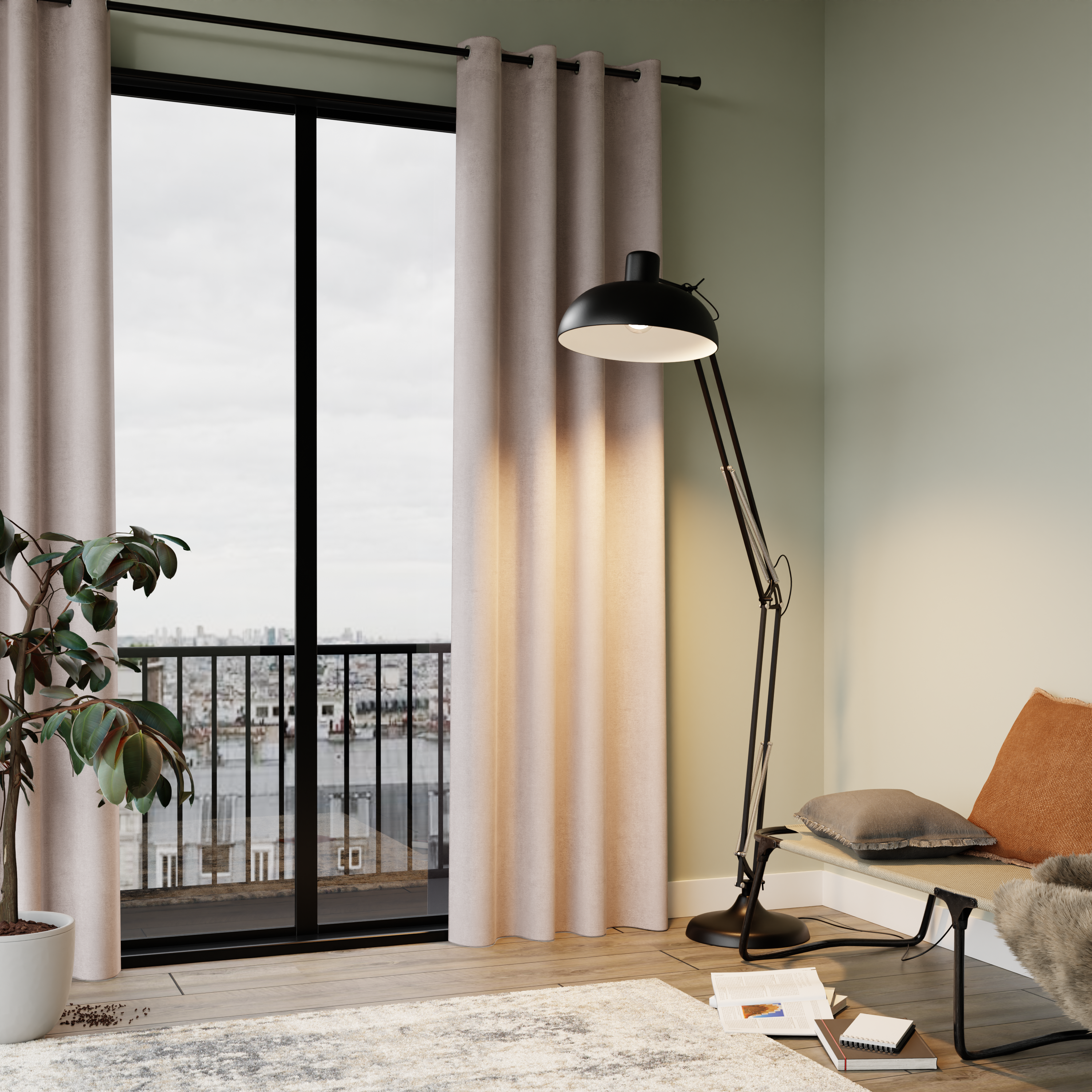 4MURS Rideau thermique Kinley Perle