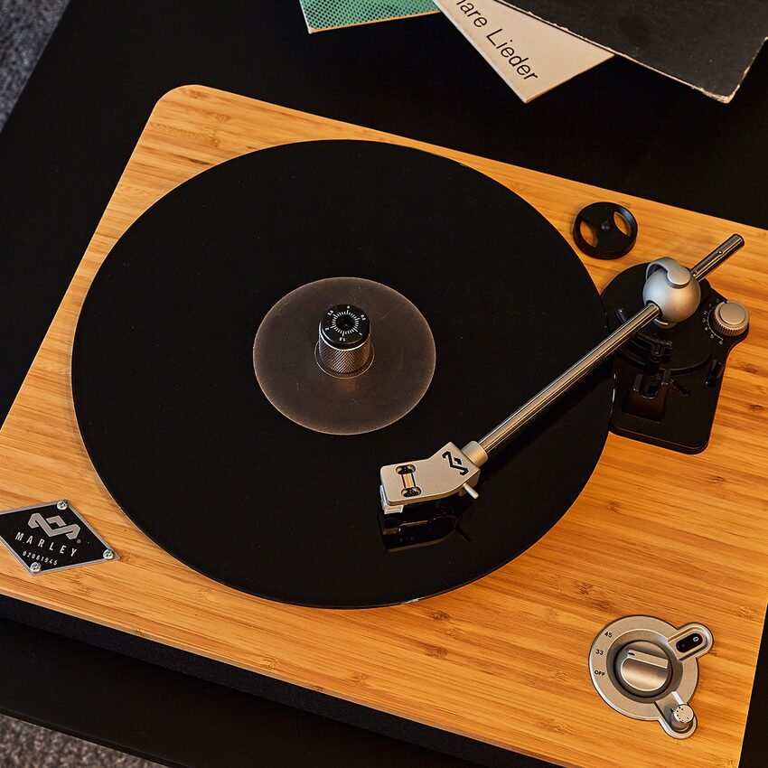 Platine en bois pour vinyle