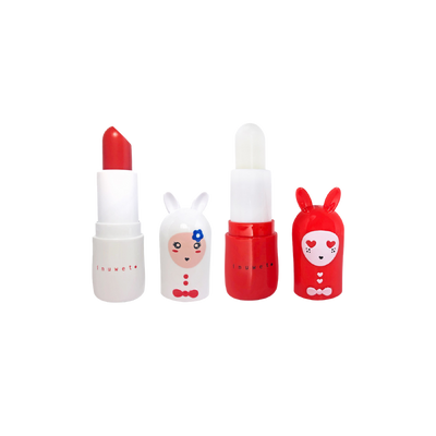 INUWET Baume à lèvres Coffret duo - paris Fraise cerise 7G