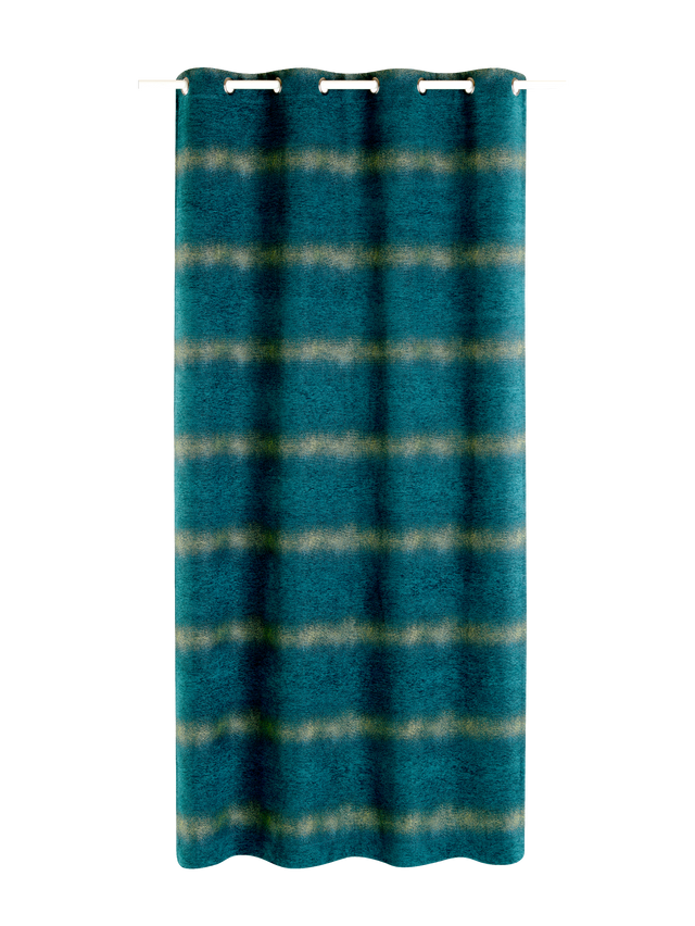 Rideau SFUMATO coloris émeraude 140 x 260 cm