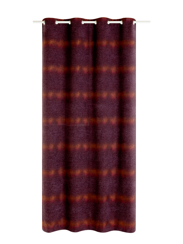 Rideau SFUMATO coloris chocolat 140 x 260 cm