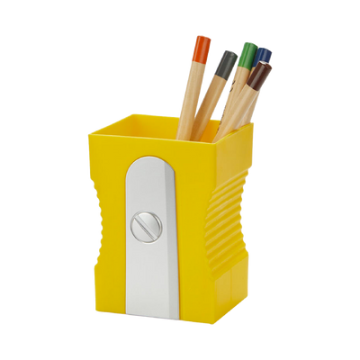 BALVI Pot à crayons Taille crayon Jaune