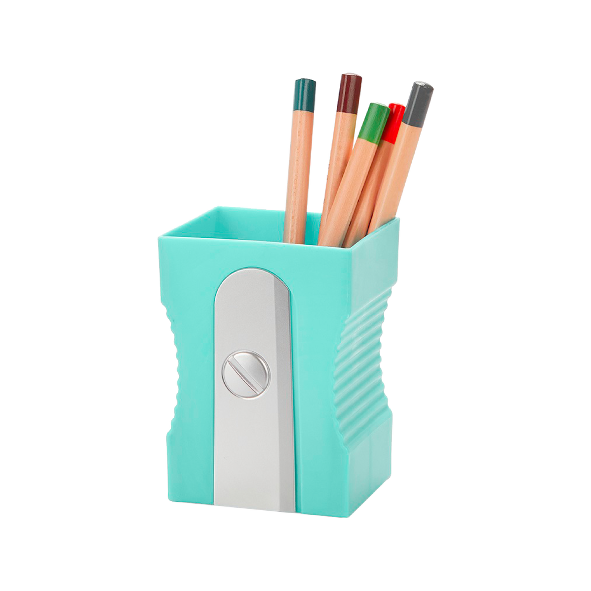 BALVI Pot à crayons Taille crayon Bleu turquoise