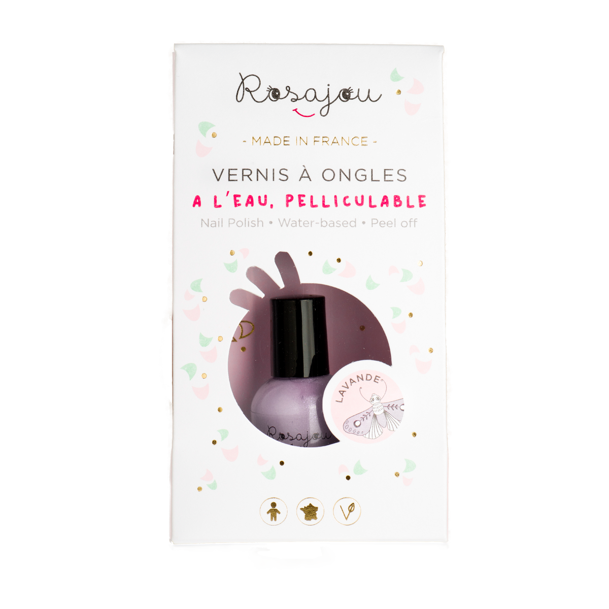 ROSAJOU Vernis à ongles Lavande Mauve 5ML