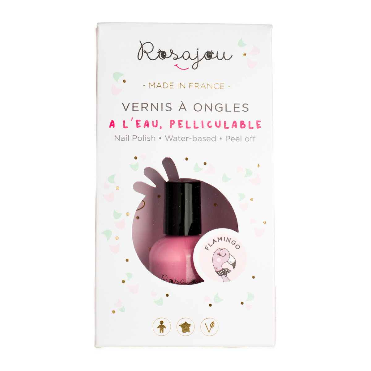 ROSAJOU Vernis à ongles Flamingo Rose 5ML