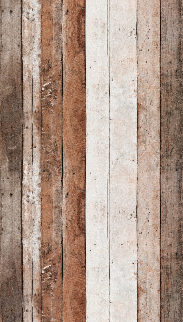 Papier peint intissé MIRAMAR coloris châtaigne