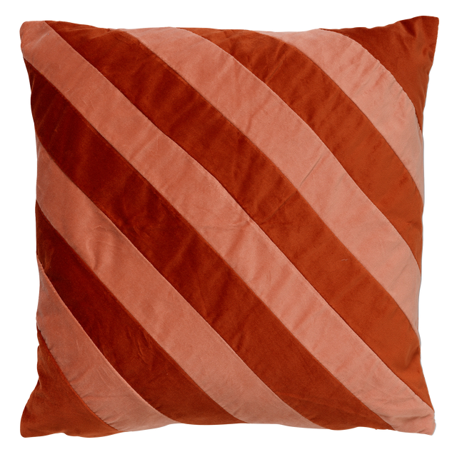 Coussin EBBE coloris orange 45 x 45 cm