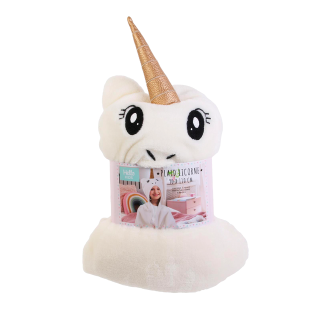 Plaid JOLLY coloris blanc