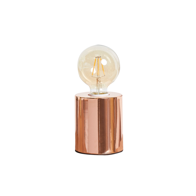 Ostaria Lampe à poser TOUCHY rose cuivrée 10,5 x 7,5 cm