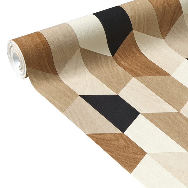 Papier peint intissé FREERIK coloris noir