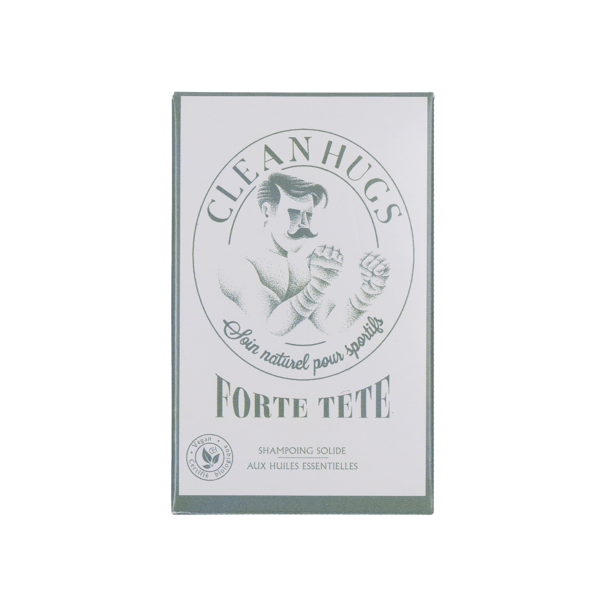 CLEAN HUGS Shampoing homme Forte tete Blanc 100G