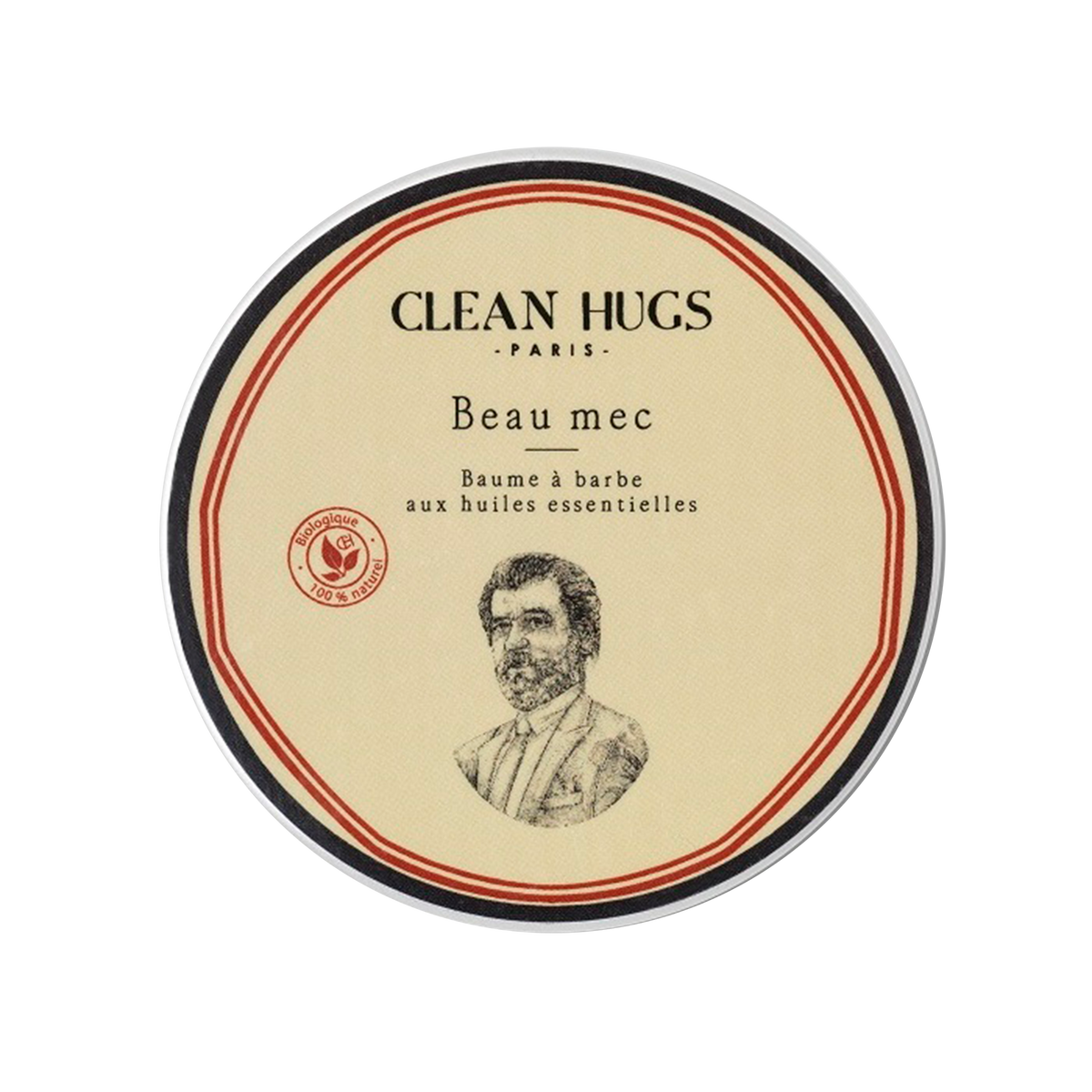 CLEAN HUGS Soin barbe Beau mec Jaune 40ML