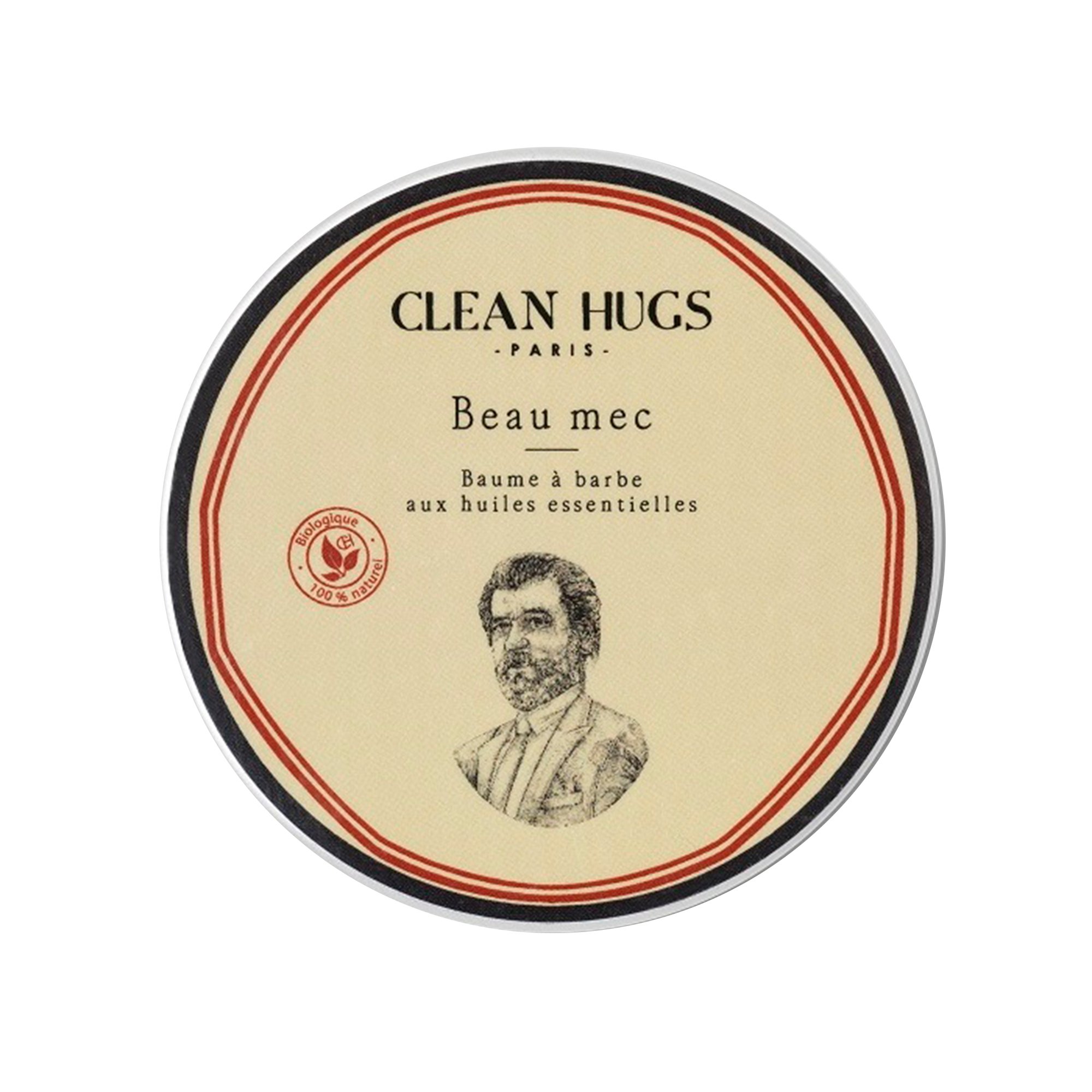 CLEAN HUGS Soin barbe Beau mec Jaune 40ML
