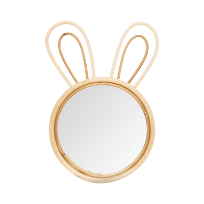 Miroir en rotin Koopa Beige