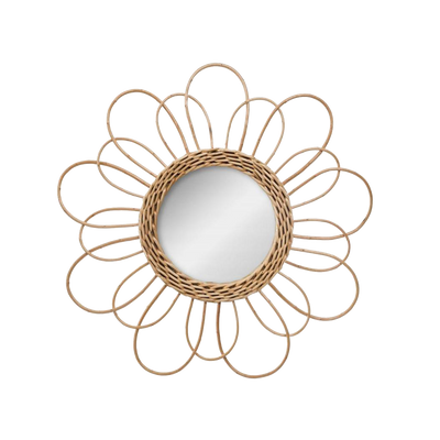 Miroir en rotin Epsylone Beige moyen