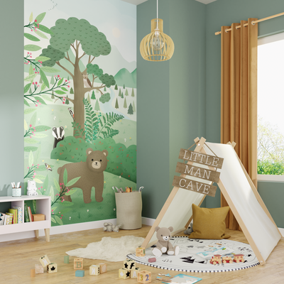 4MURS Papier peint panoramique L Far away land small Multicolore Mat