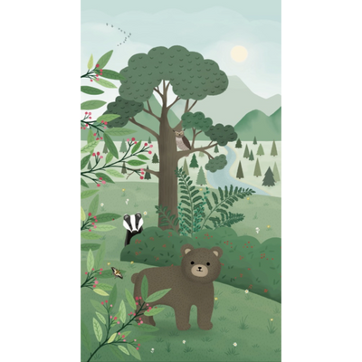 4MURS Papier peint panoramique L Far away land small Multicolore Mat