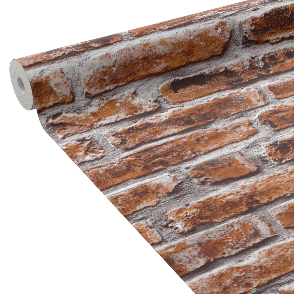 Papier peint intissé Yonkers Rouge brique