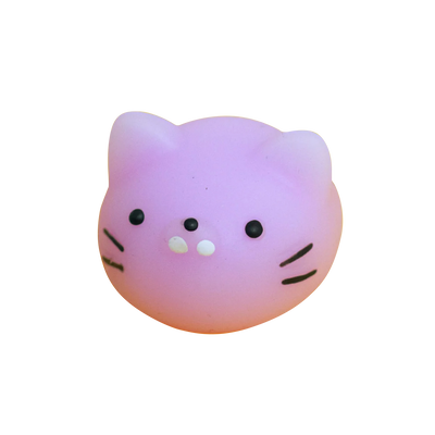 LA PETITE ÉPICERIE Anti-stress Mini squishy tete de chat Rose