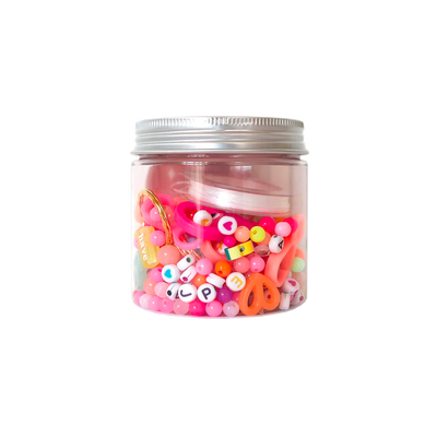 LA PETITE ÉPICERIE Kit création Mix de perles Rouge