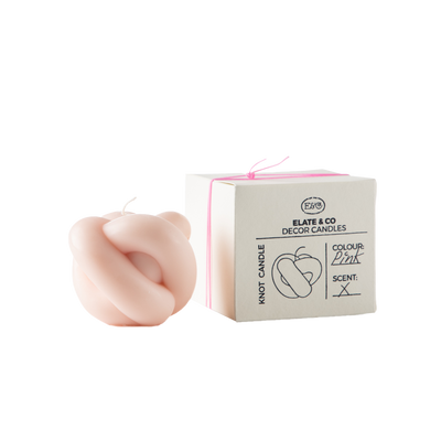 ELATE & CO Bougie Knot Sans parfum