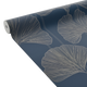 4MURS Papier peint intissé Ginkgo Bleu nuit
