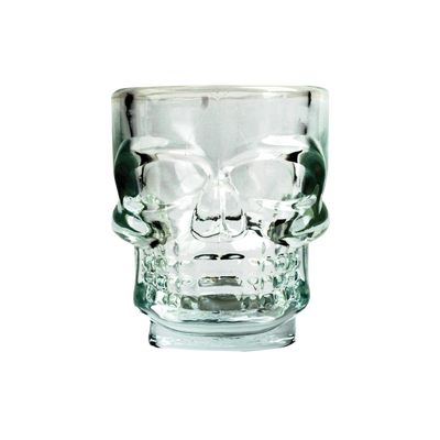 KIKKERLAND Verre Set de 4 verres skull Transparent