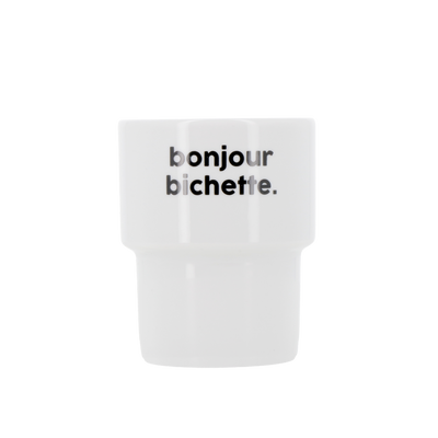 FÉLICIE AUSSI Gobelet Bonjour bichette Blanc 300ML