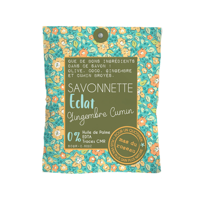 MAS DU ROSEAU Savon Eclat gingembre et cumin Vert Gingembre et cumin 80G