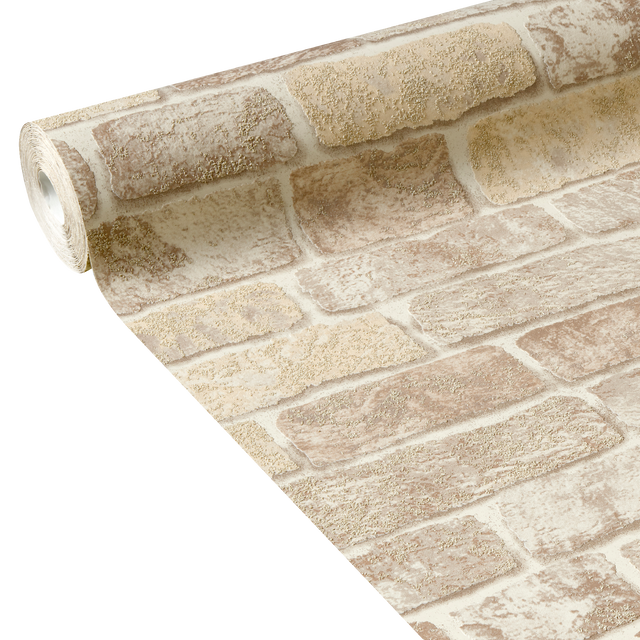 Papier peint intissé ATLANTA coloris sable beige