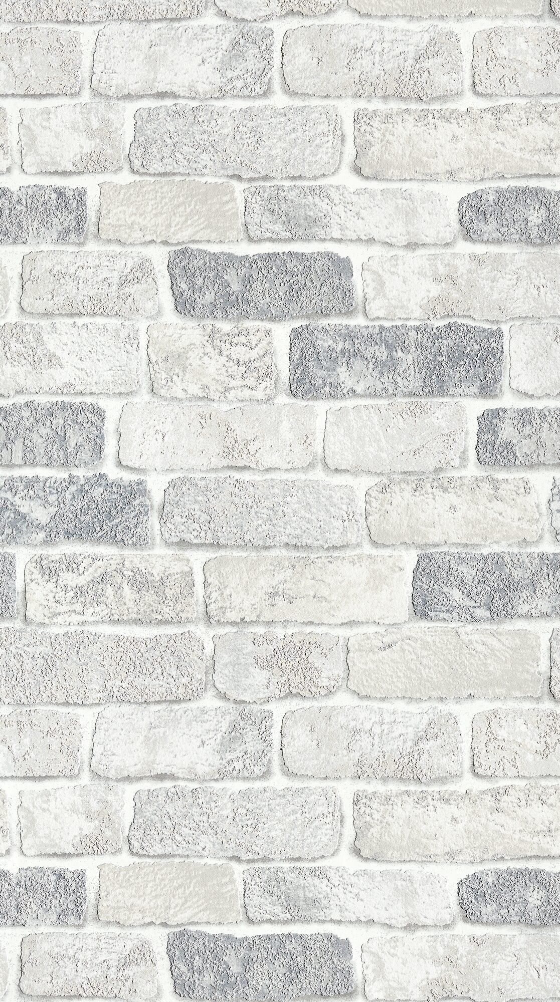 Papier peint intissé Atlanta Gris perle